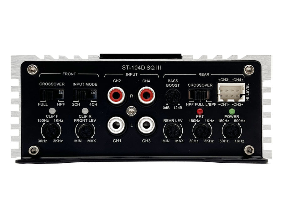 Zapco ST-104D SQ III 4-Ch. Class D SQ Compact Amplifier