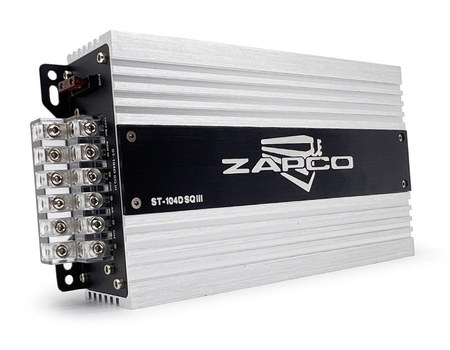 Zapco ST-104D SQ III 4-Ch. Class D SQ Compact Amplifier