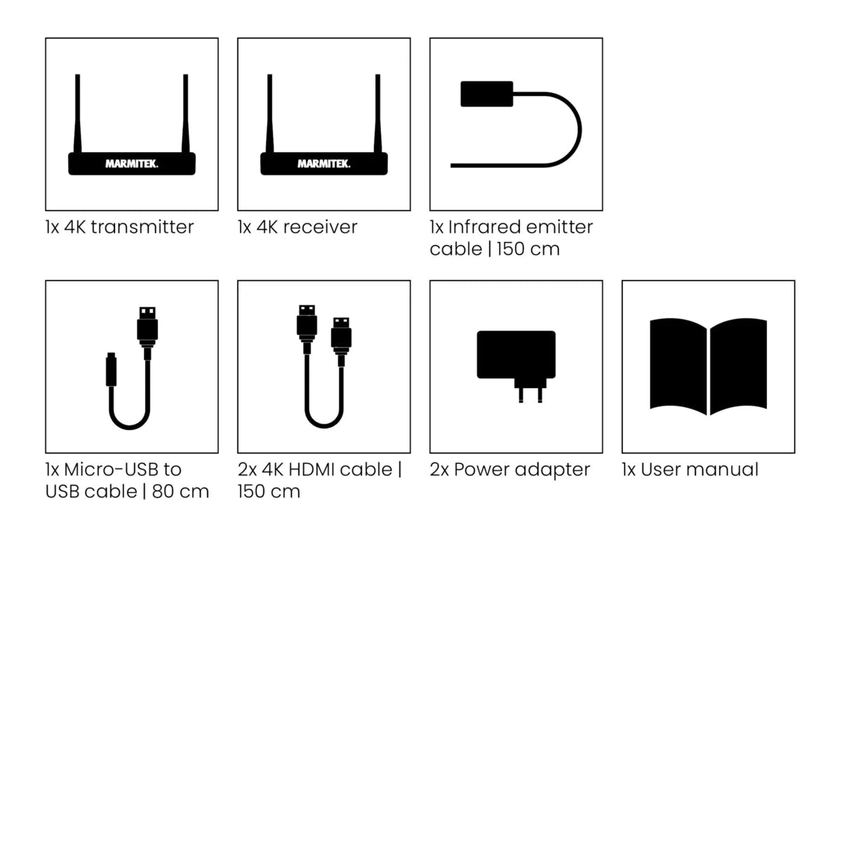 Marmitek TV Anywhere Wireless 4K Wireless HDMI System
