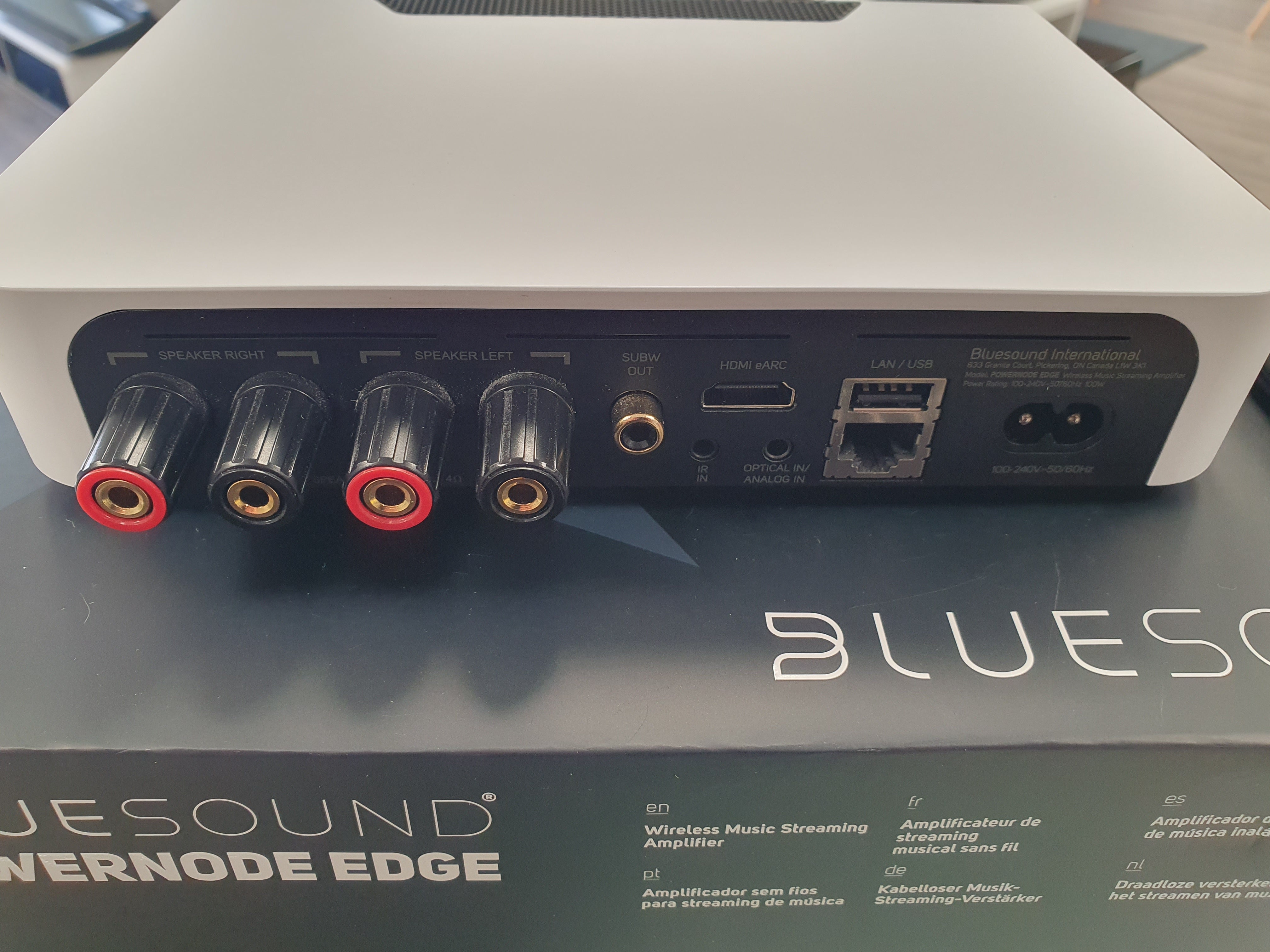 BLUESOUND POWERNODE EDGE N230 verkkovahvistin Vaihtolaite Vaasa