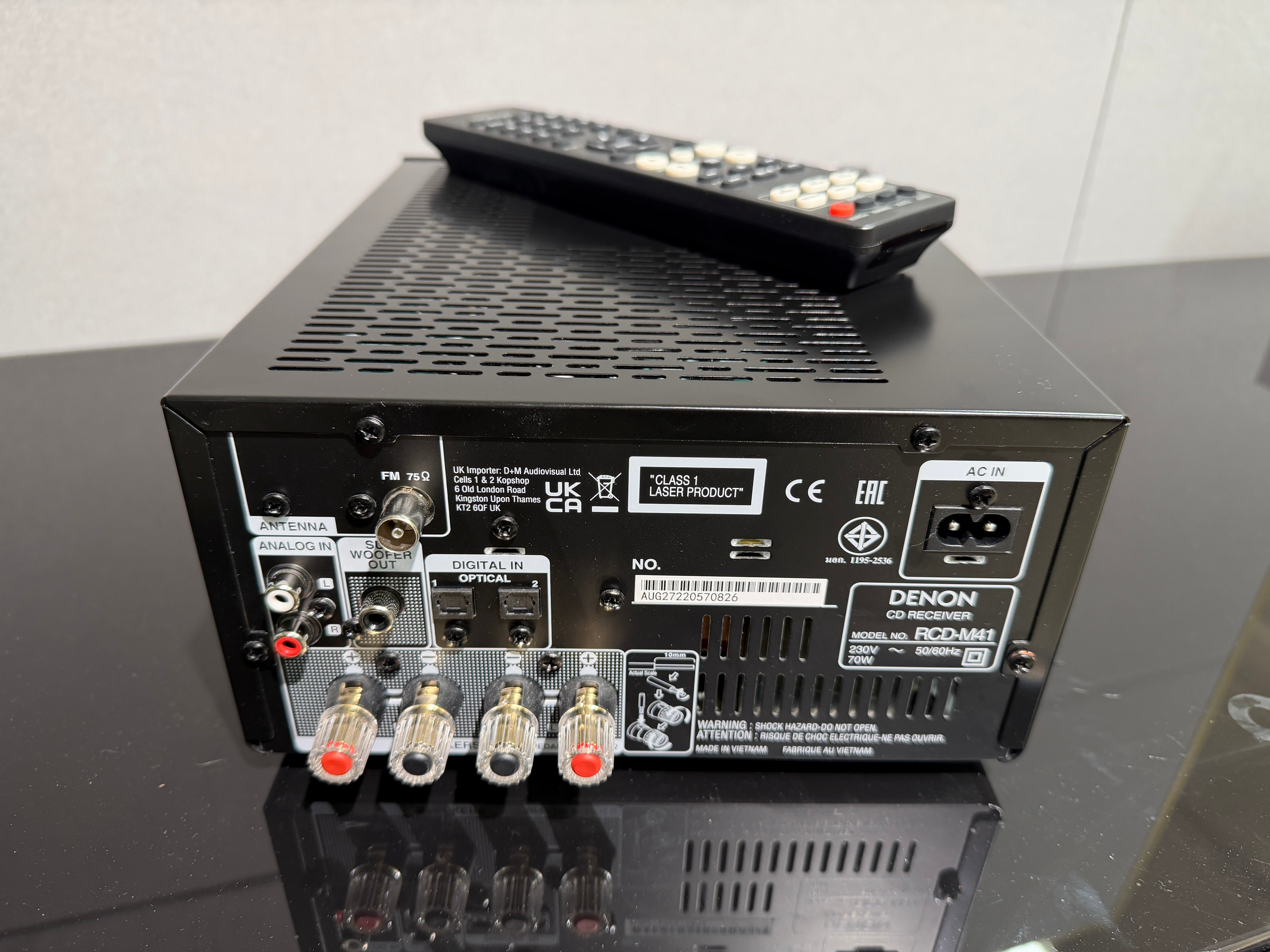 Denon RCD-M41 musta – vaihtolaite, Oulu