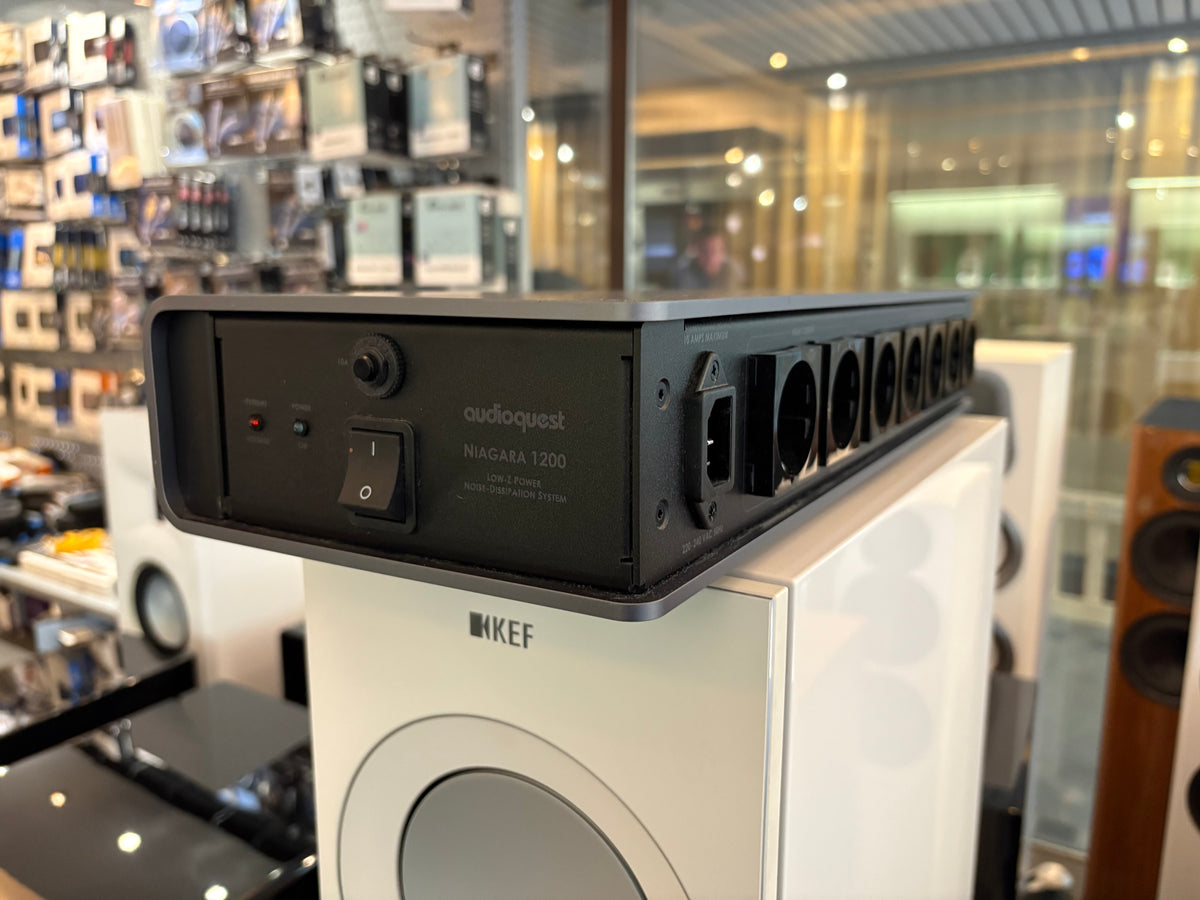 AudioQuest Niagara 1200 – Virransuodatin, vaihtolaite. Helsinki