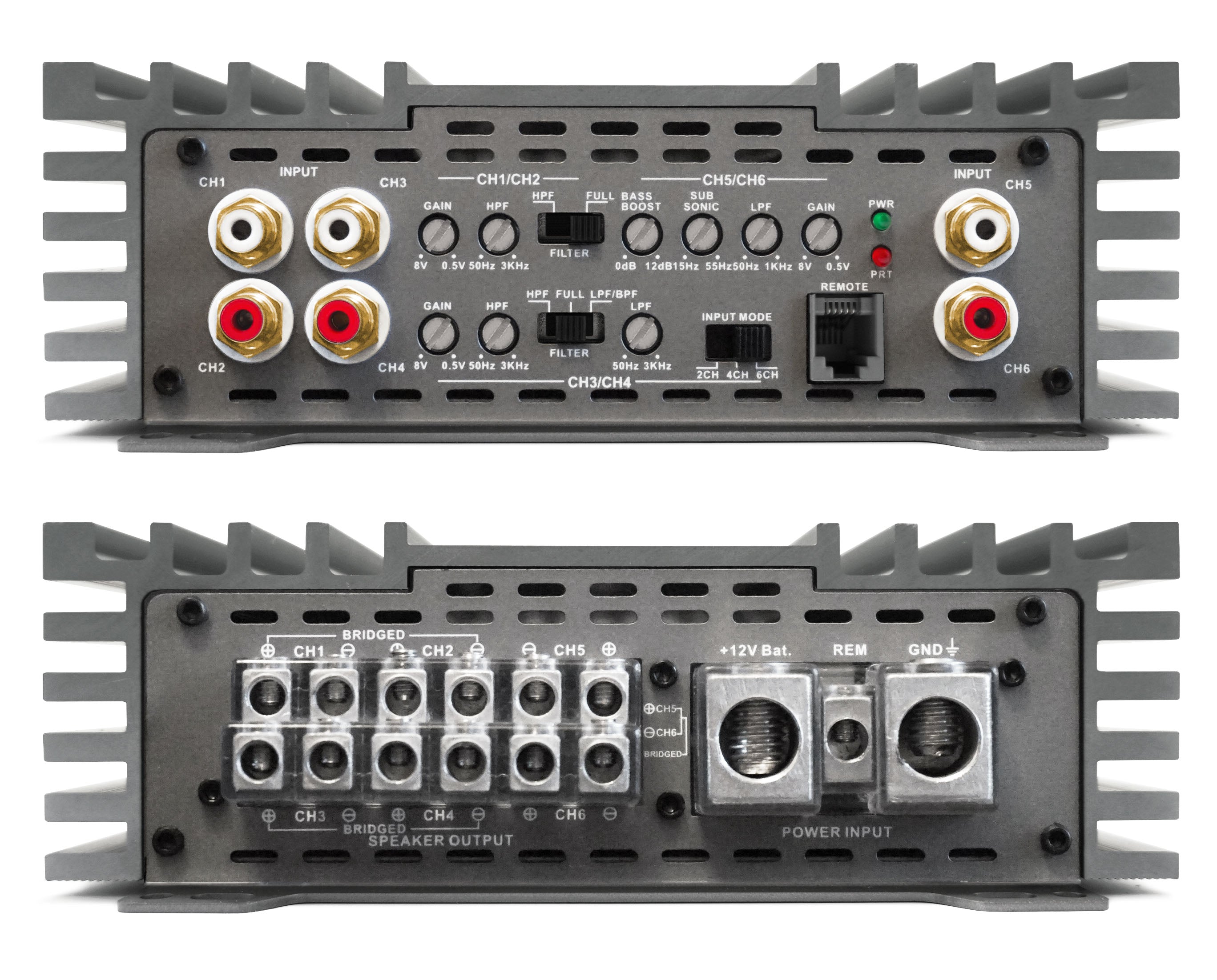 Zapco Z-150.6 II 6-Ch. SQ Class AB Amplifier, 4Ω: 6 x 165 watts