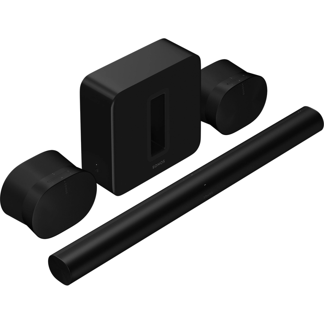 Sonos Arc + Sub (Gen 3) + 2 x Era 300 home theater system