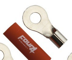FOUR Connect 4-690933 M6 ring connector 10mm2, 1 x red