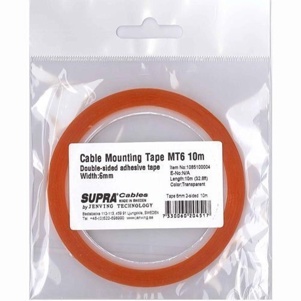 Supra MT6 double-sided installation tape, transparent 10 m