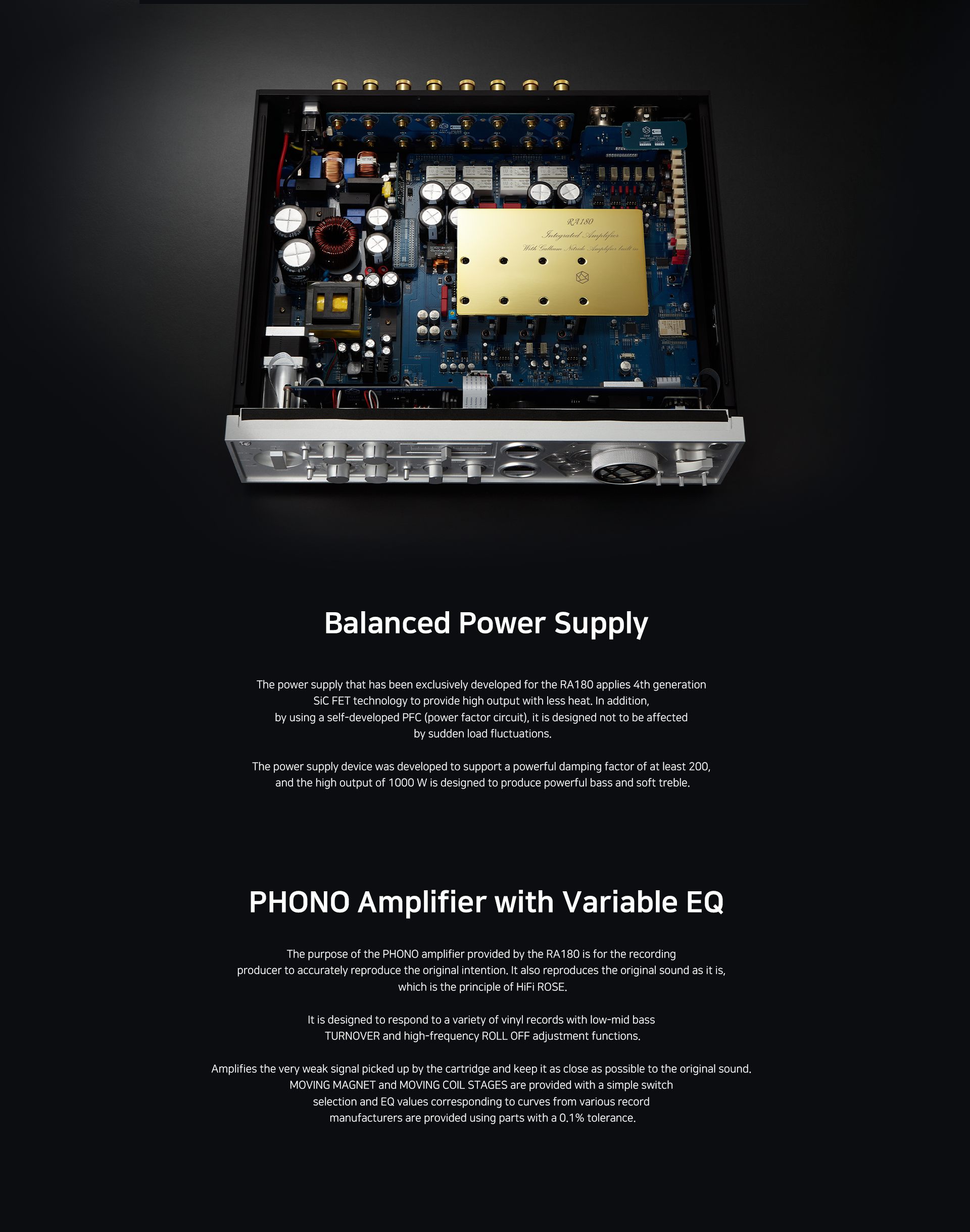 HiFi Rose RA180 integroitu vahvistin