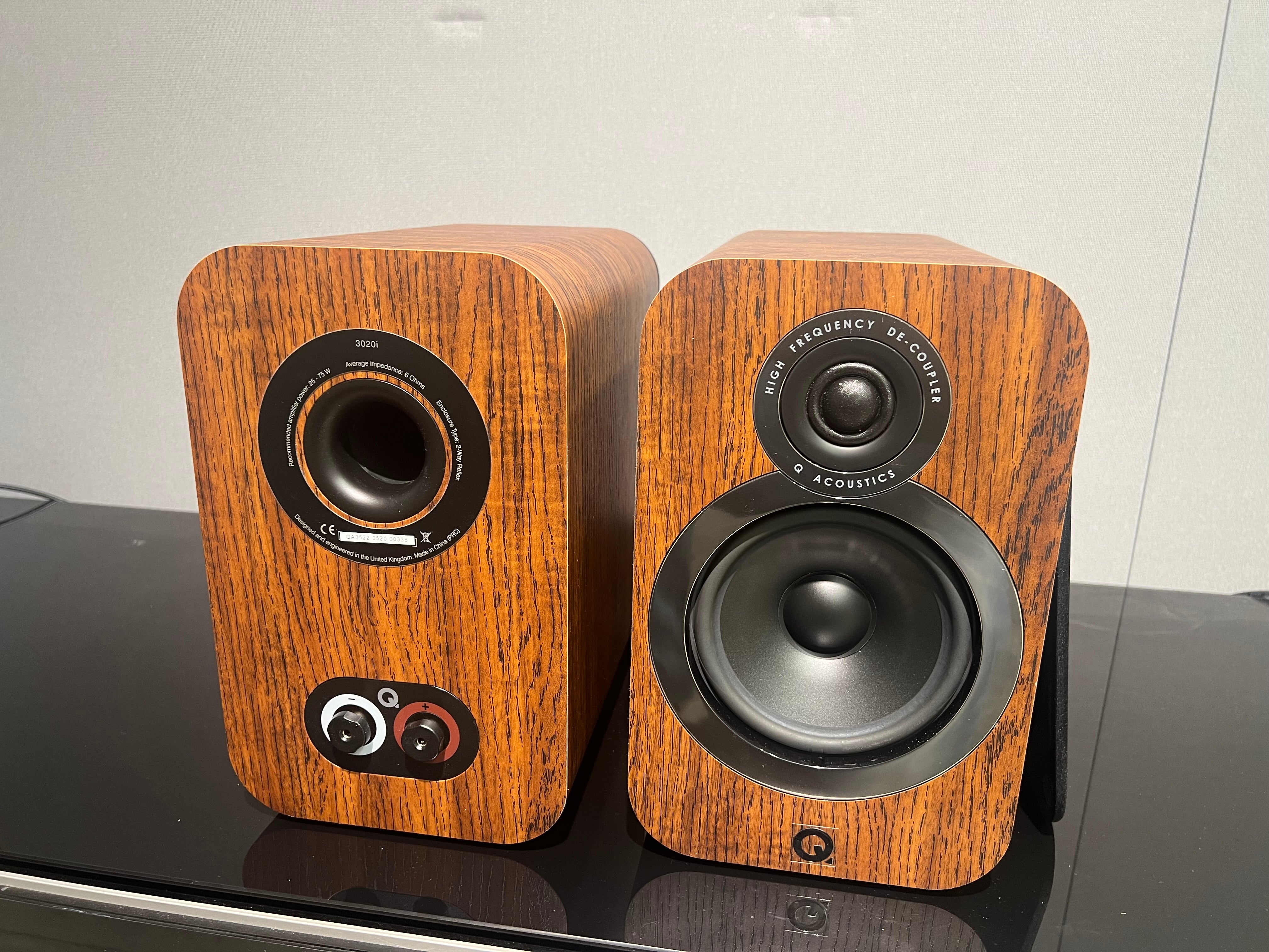 Q Acoustics 3020i jalustakaiutinpari pähkinä - vaihtolaite, Oulu