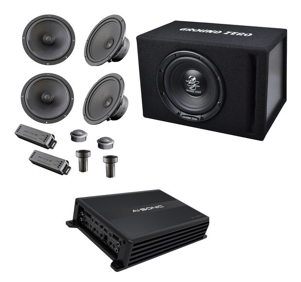 AI audiopack - erillissarja + subwoofer + vahvistin