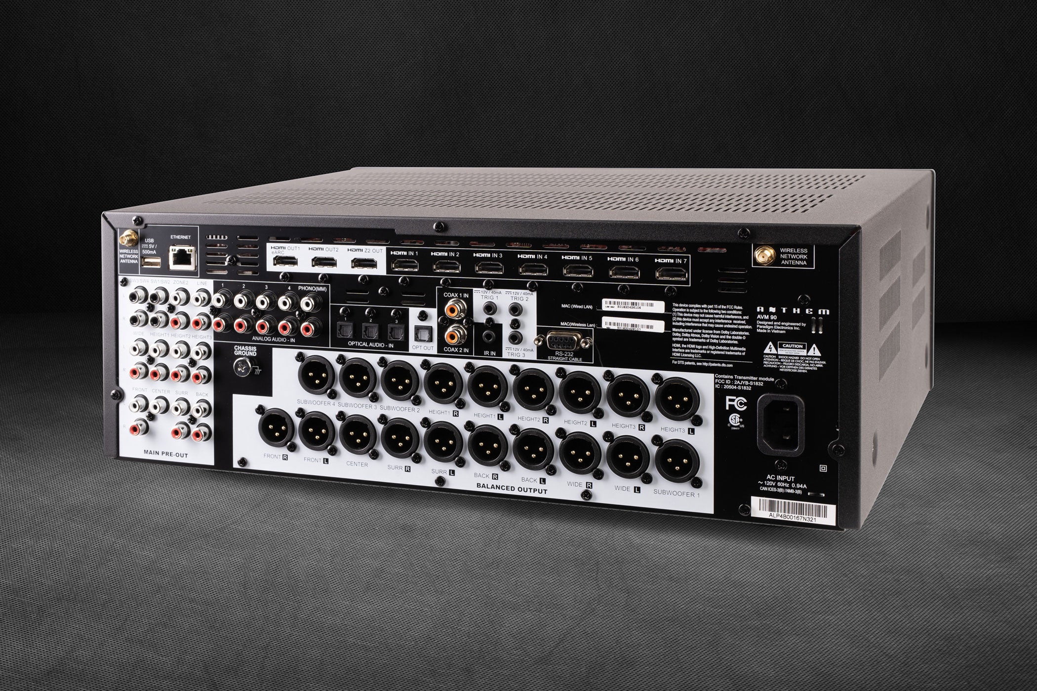 Anthem AVM 90 8K 15.4 AV-esivahvistin / prosessori