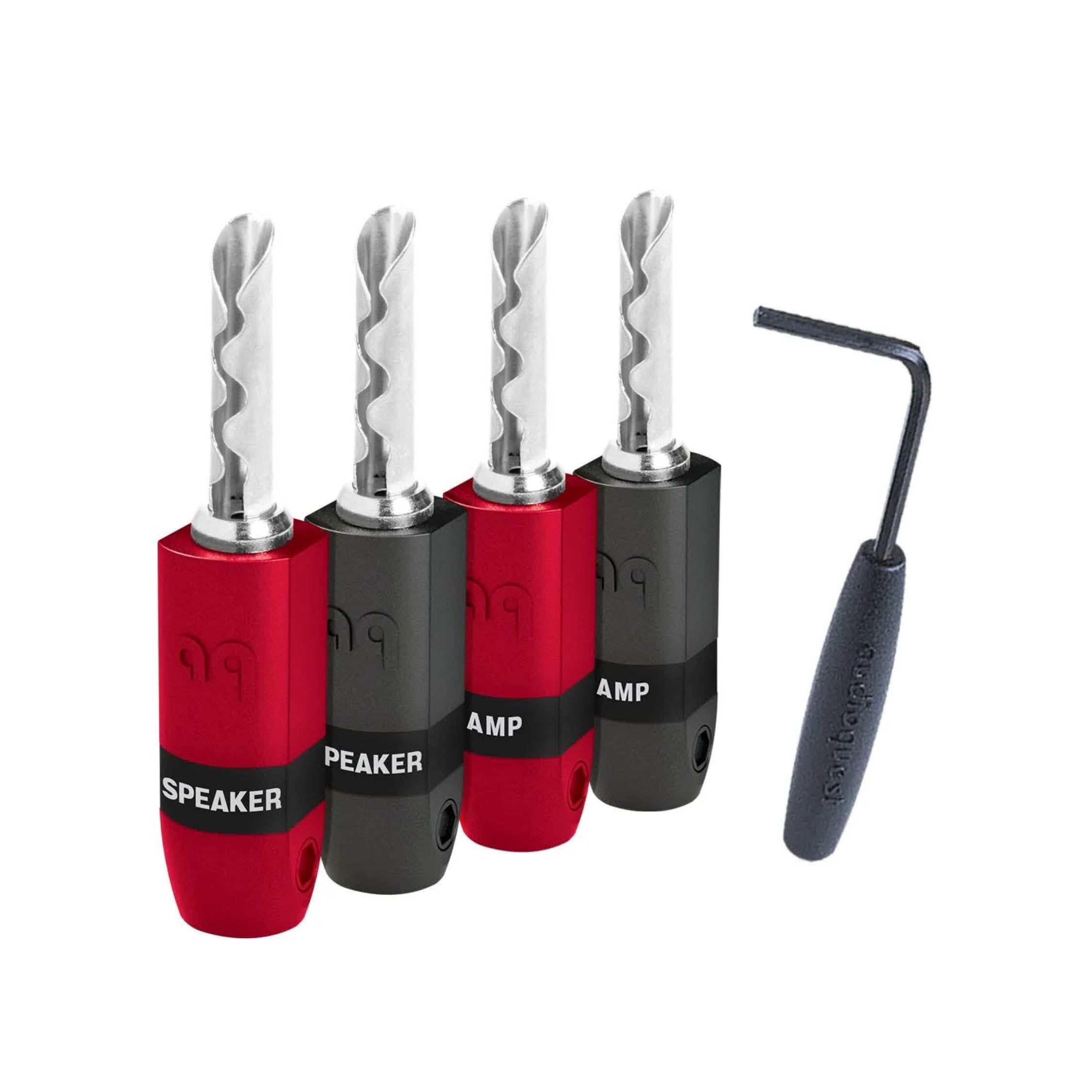 AudioQuest Banana 300 Silver (4kpl sarja)