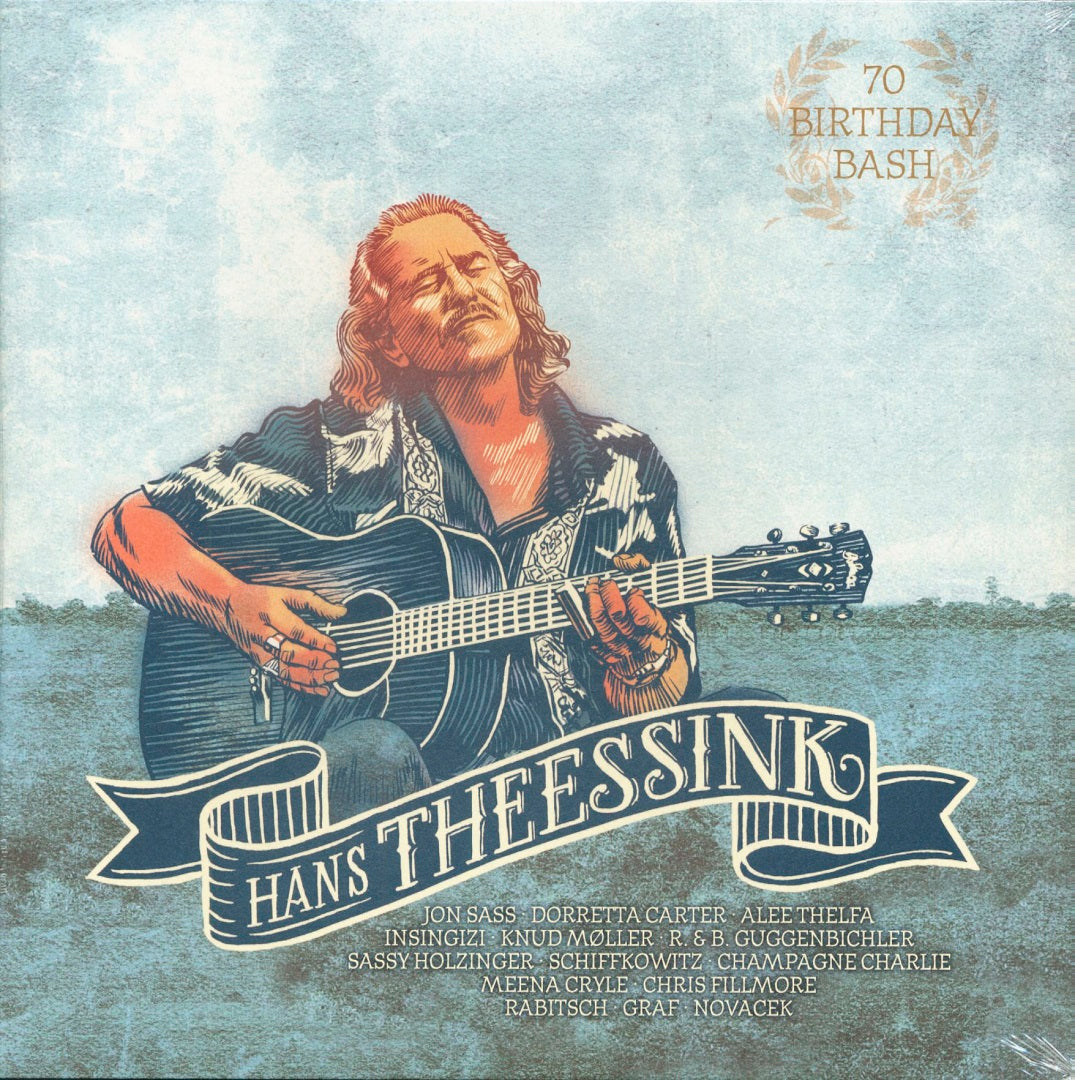 Vinyyli LP: Hans Theessink- 70 BIRTHDAY BASH