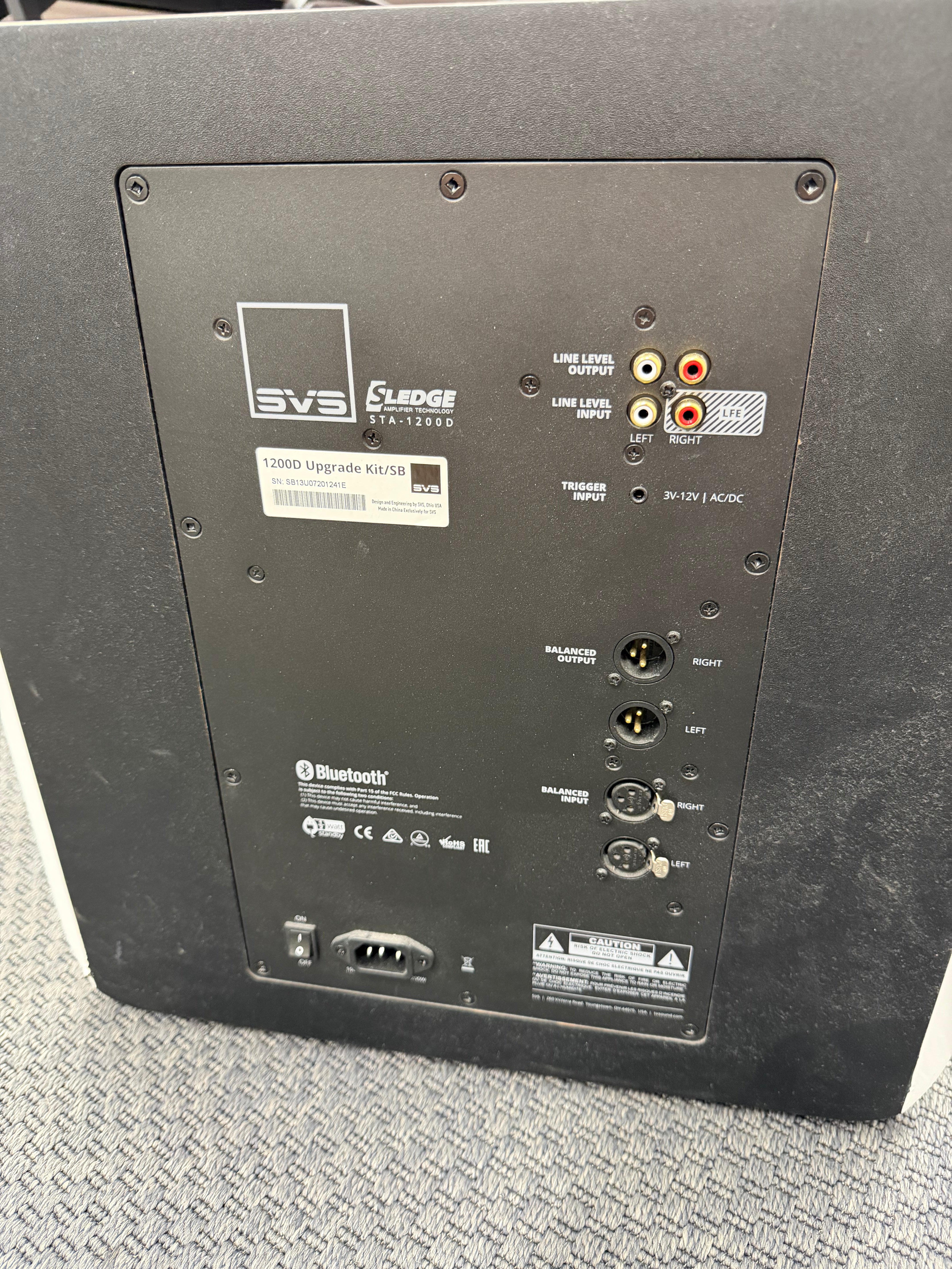 SVS SB13-Ultra, päivitetty STA-1200D vahvistimella, Vantaan varasto