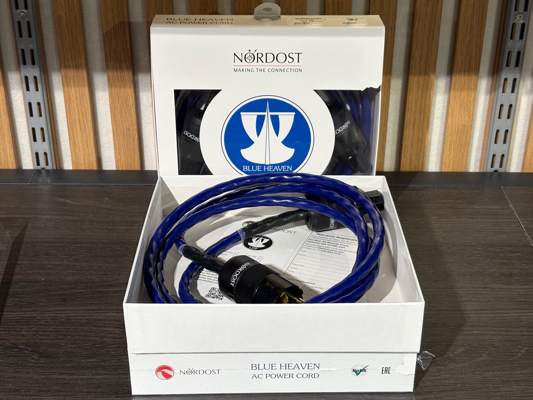 Nordost Blue Heaven -virtakaapeli 2m, MYYNTITILI
