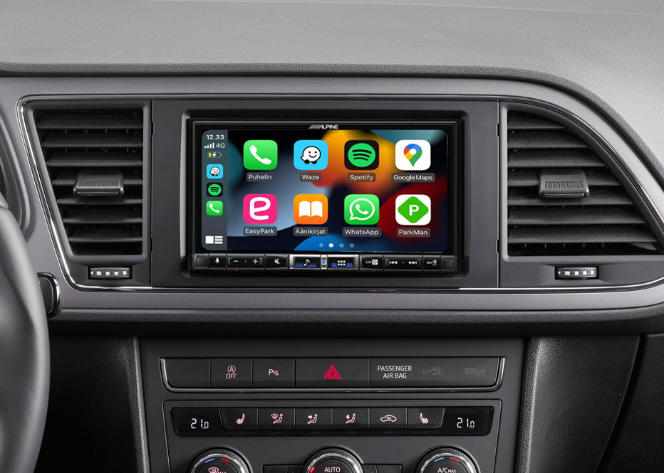 Alpine ILX-705 Seat Leon 2-din mediasoitin