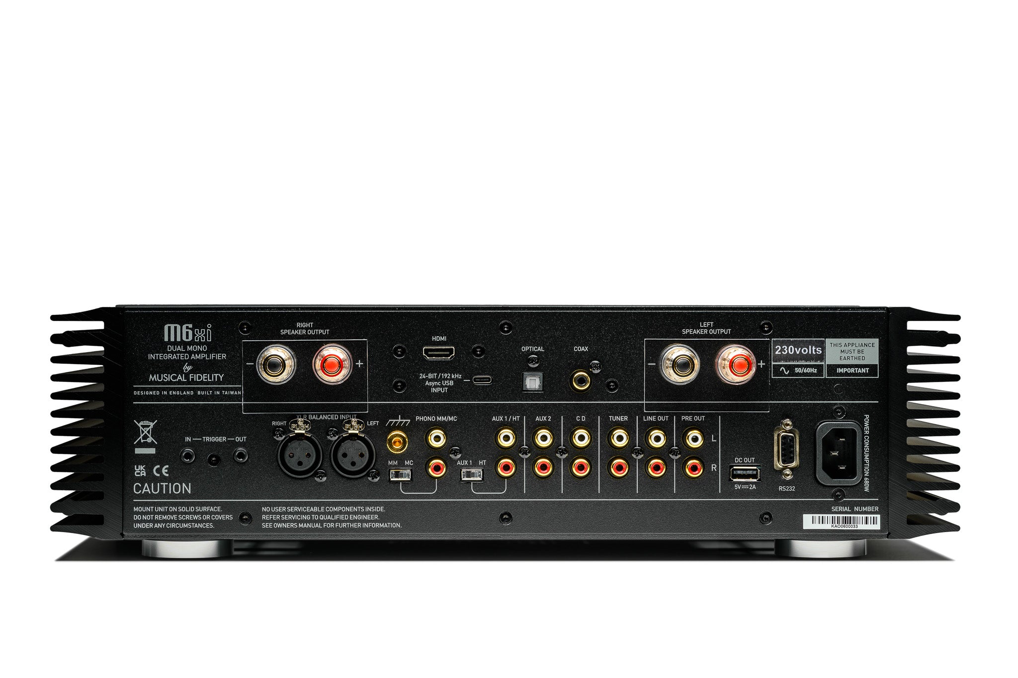 Musical Fidelity M6xi integroitu vahvistin