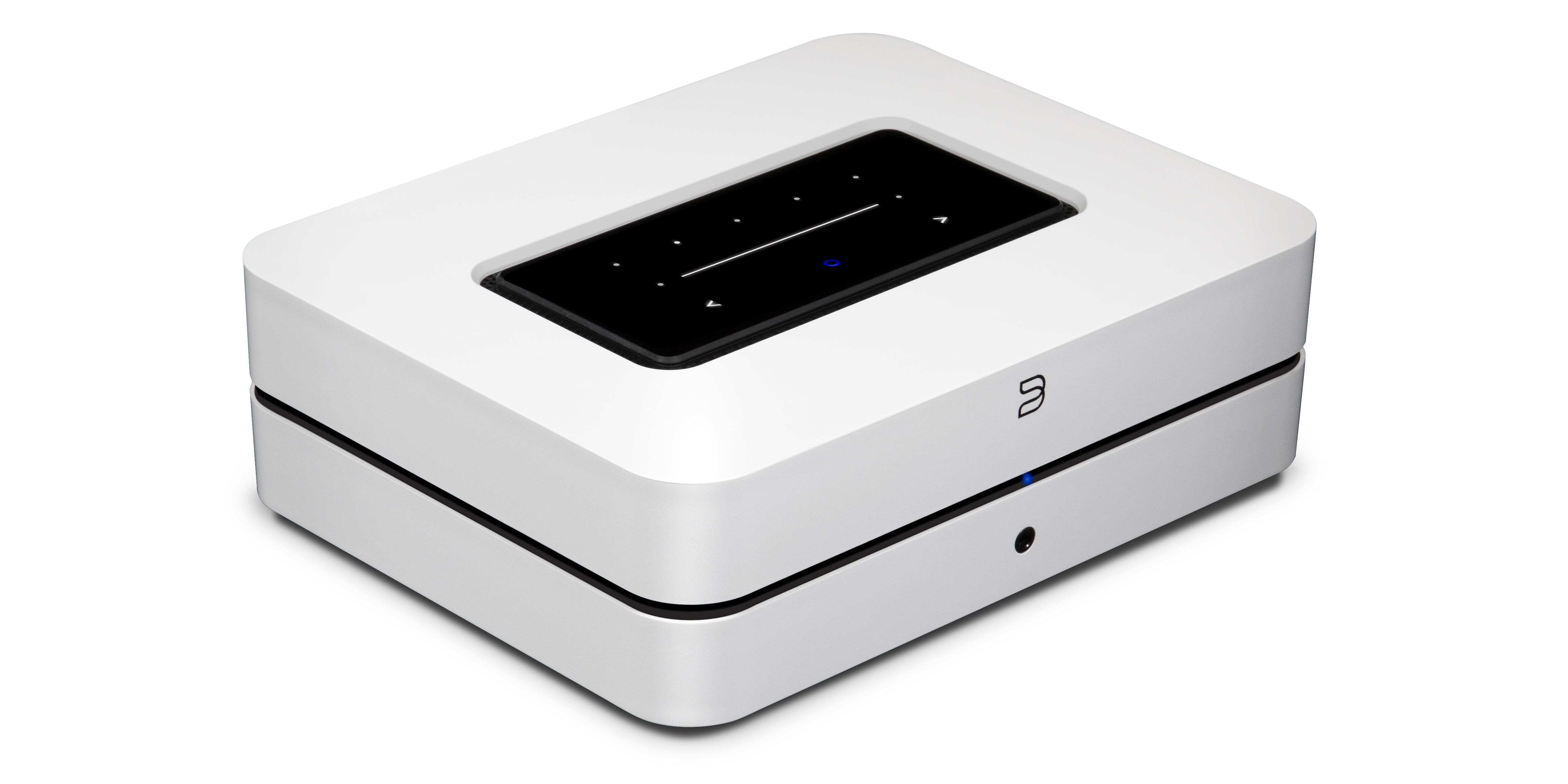 BLUESOUND POWERNODE N330 verkkovahvistin, valkoinen, Dirac lisenssi, vaihtolaite