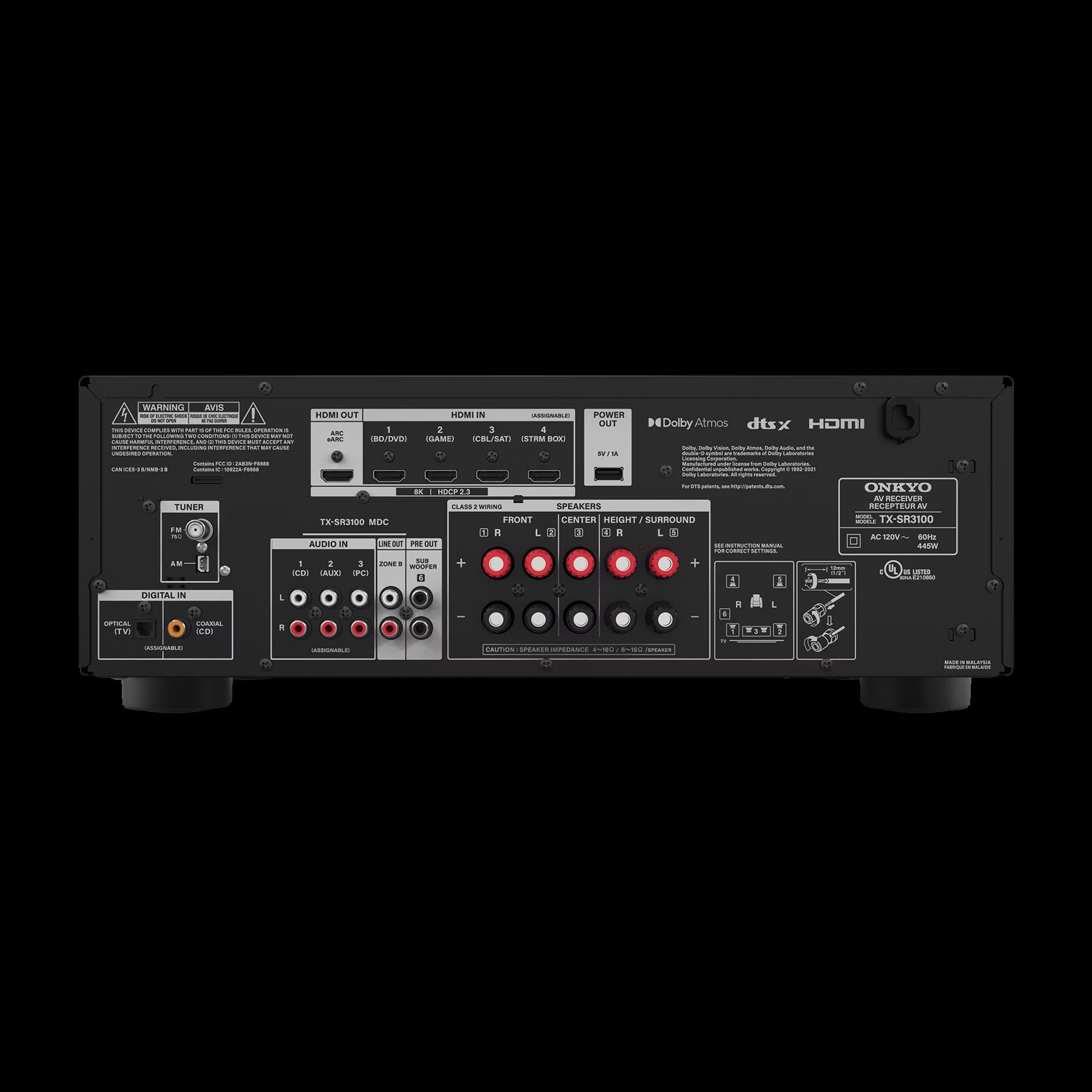 Onkyo TX-SR3100 5.2 AV receiver