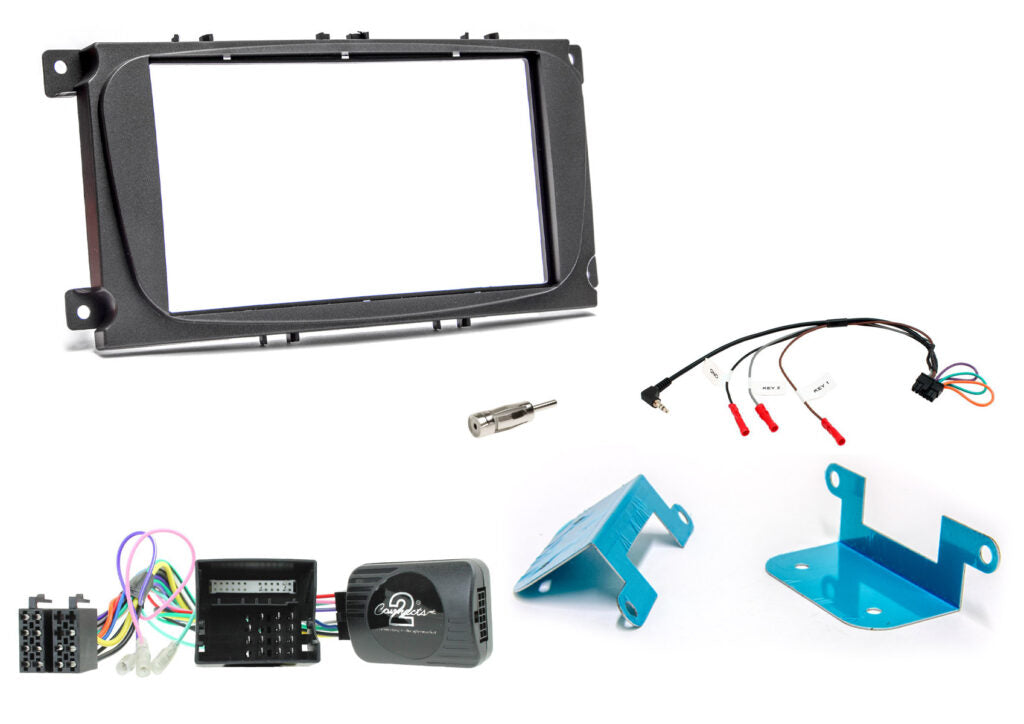 Mondeo 2007 – 2014 (Black) 2-DIN installation kit