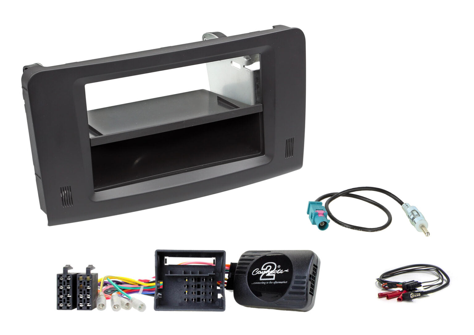 ML 2005 – 2011 (W164) / GL (X164) 2006 – 2012 1-DIN/2-DIN soittimen asennuskitti