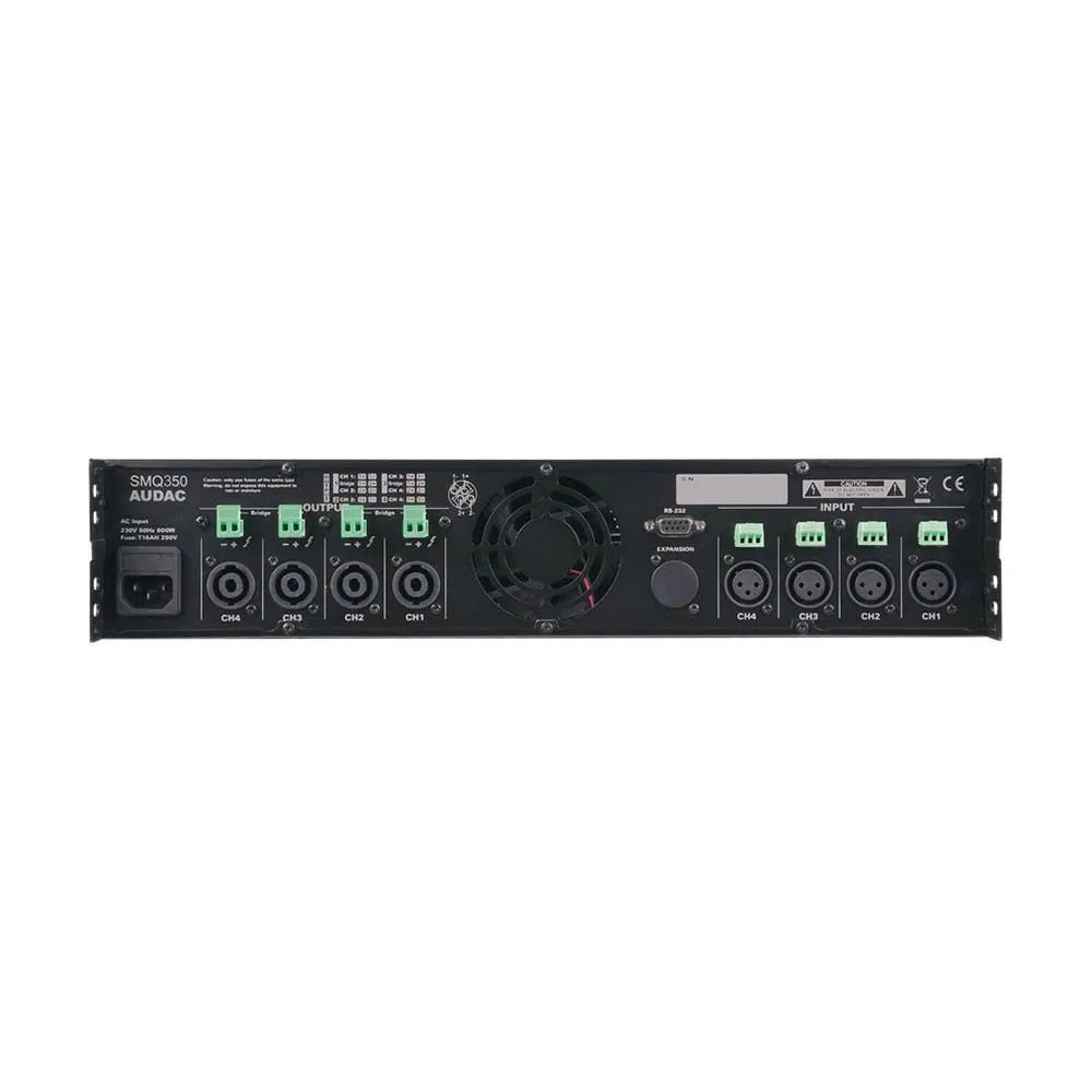 Audac SMQ350 WaveDynamics 4x350W äänivahvistin - Audiokauppa.fi