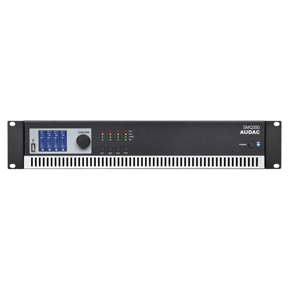 Audac SMQ350 WaveDynamics 4x350W äänivahvistin - Audiokauppa.fi