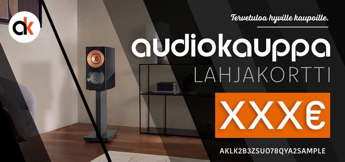 Audiokauppa.fi - lahjakortti - Audiokauppa.fi