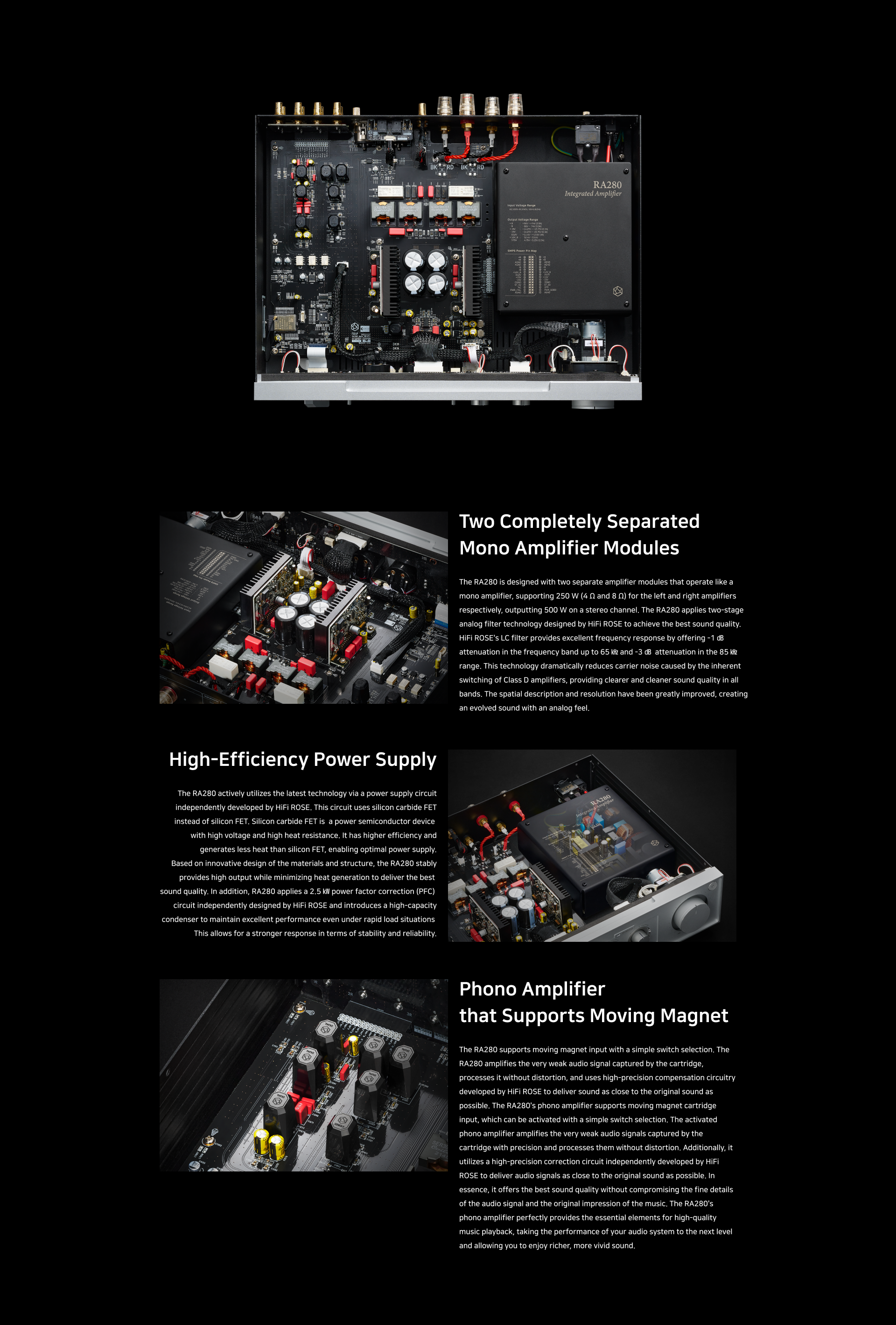 HiFi Rose RA280 integroitu vahvistin