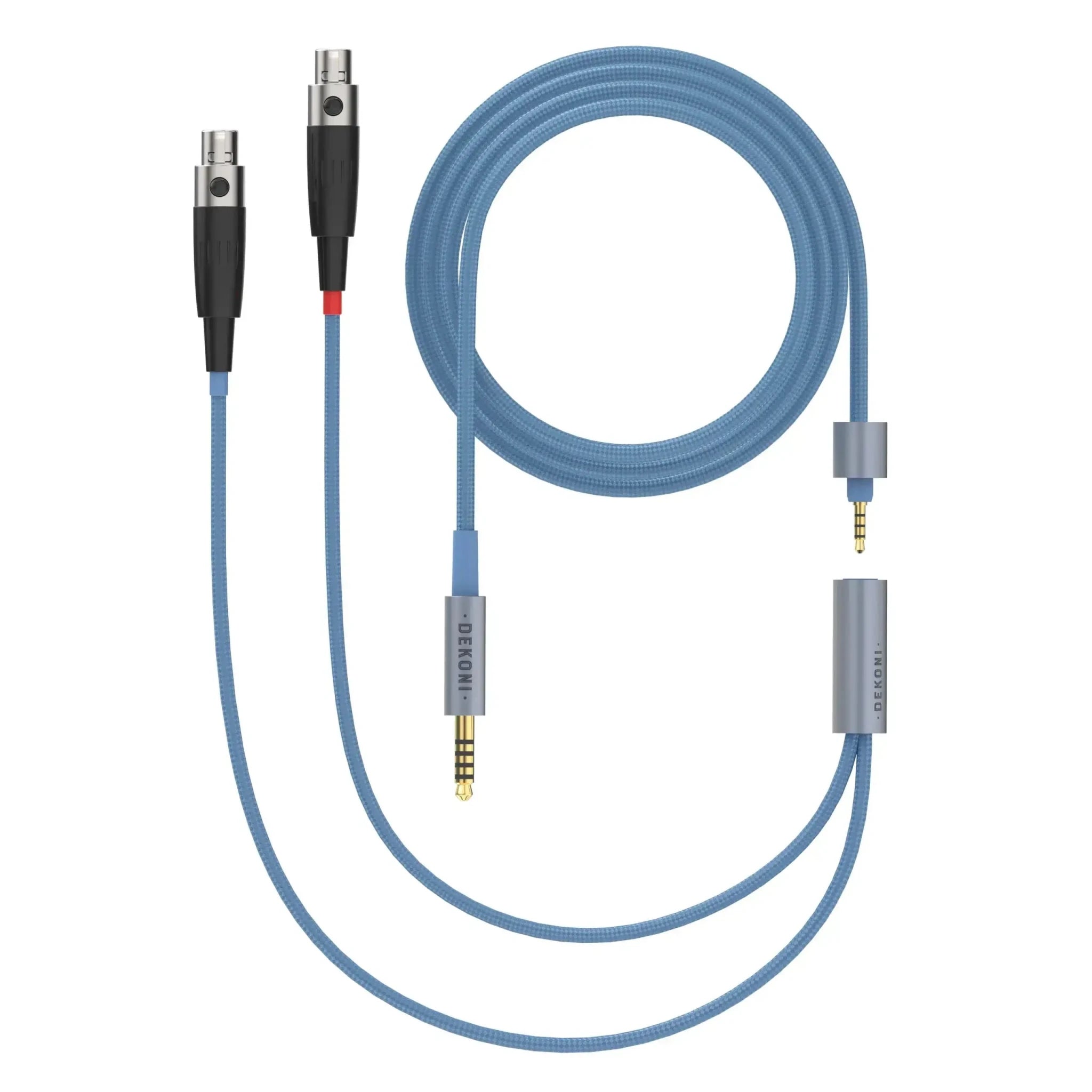 Dekoni Audio Ensemble Nylon - suojattu 4.4 mm kuulokekaapeli, 4 - pin mini XLR - liittimillä - Audiokauppa.fi