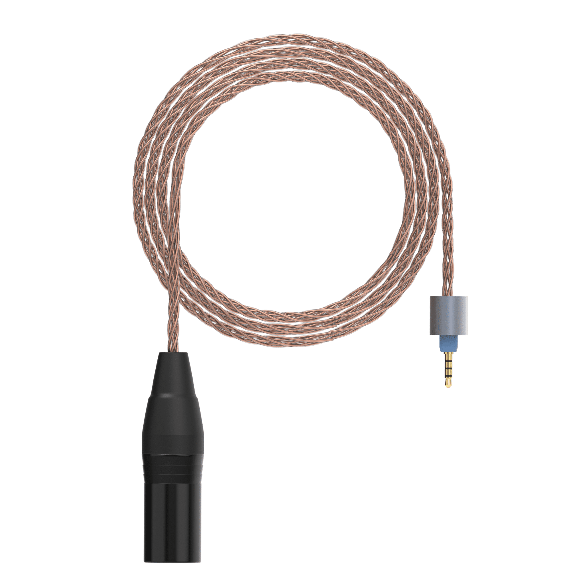 Dekoni Audio Ensemble Presplit PCUHD Twisted Cable Balansoitu 4 - Pin Neutrik XLR MCS kuulokekaapeli - Audiokauppa.fi