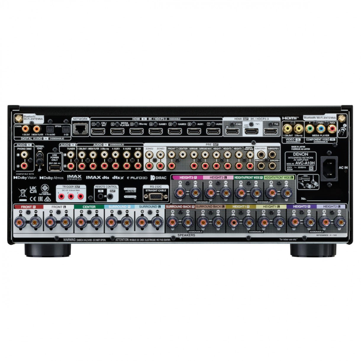 Denon AVC - A10H 13.4 - kanavainen kotiteatterivahvistin - Audiokauppa.fi