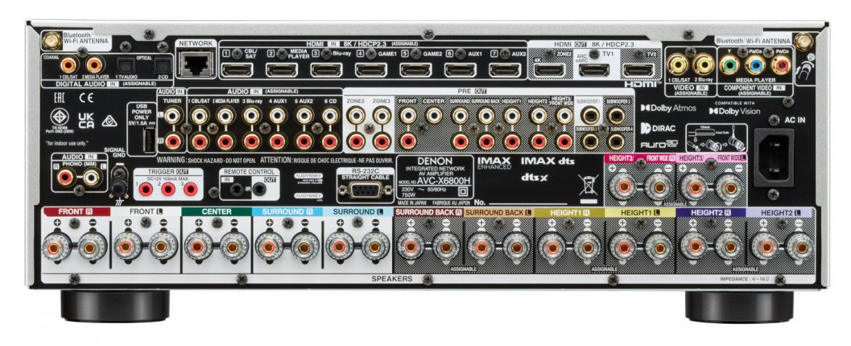 Denon AVC - X6800H 11.2 AV - vahvistin - Audiokauppa.fi