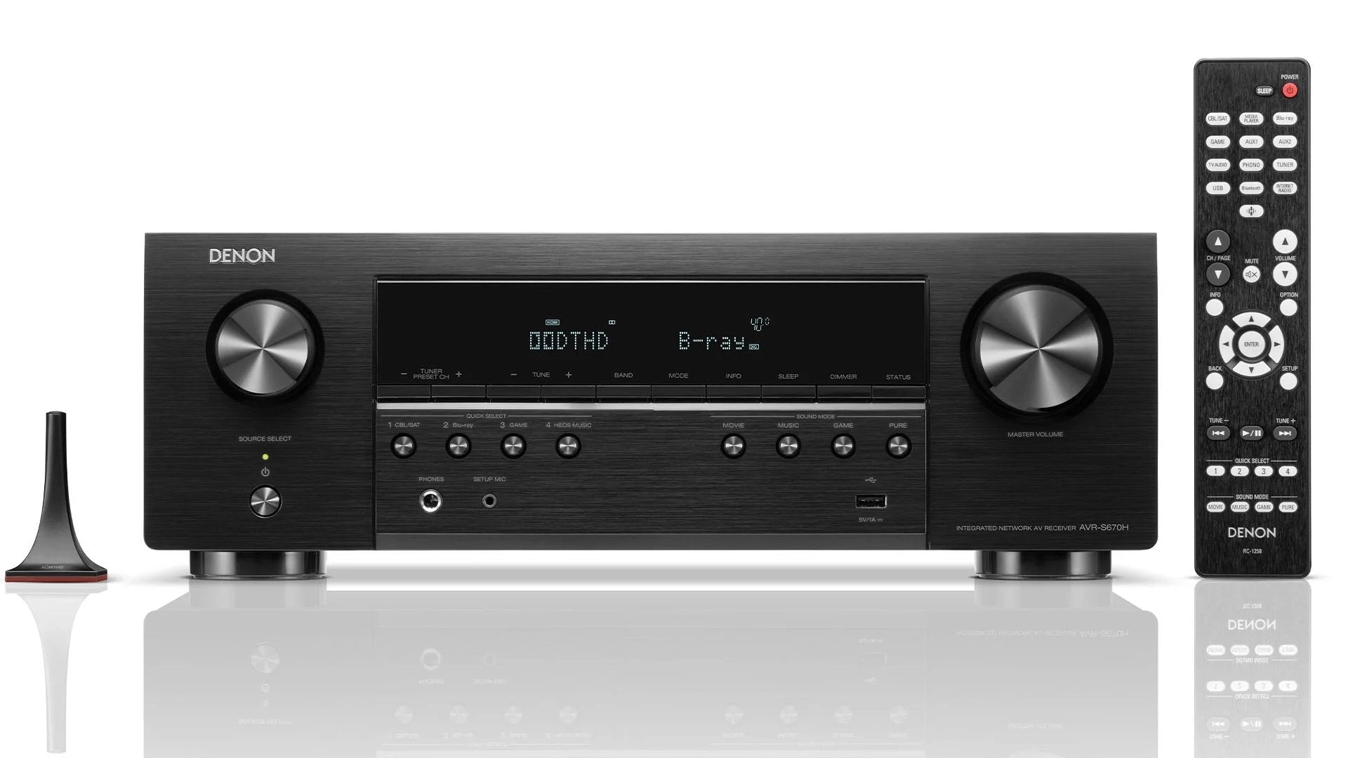 Denon AVR - S670H 5.2 HEOS 8K AV - vahvistin - Audiokauppa.fi