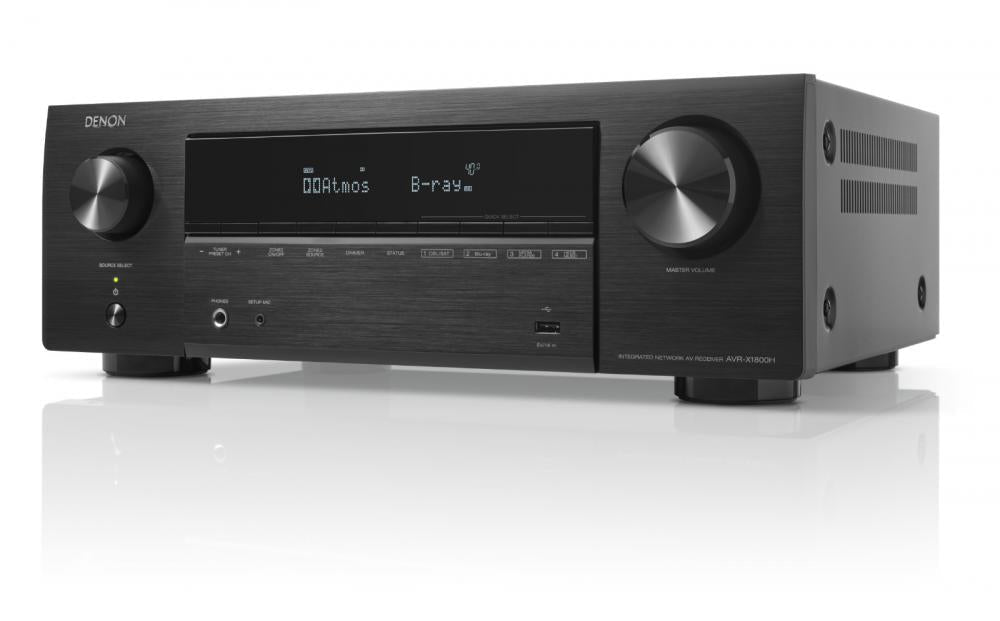 Denon AVR - X1800H 7.2 HEOS 8K AV - viritinvahvistin - Audiokauppa.fi