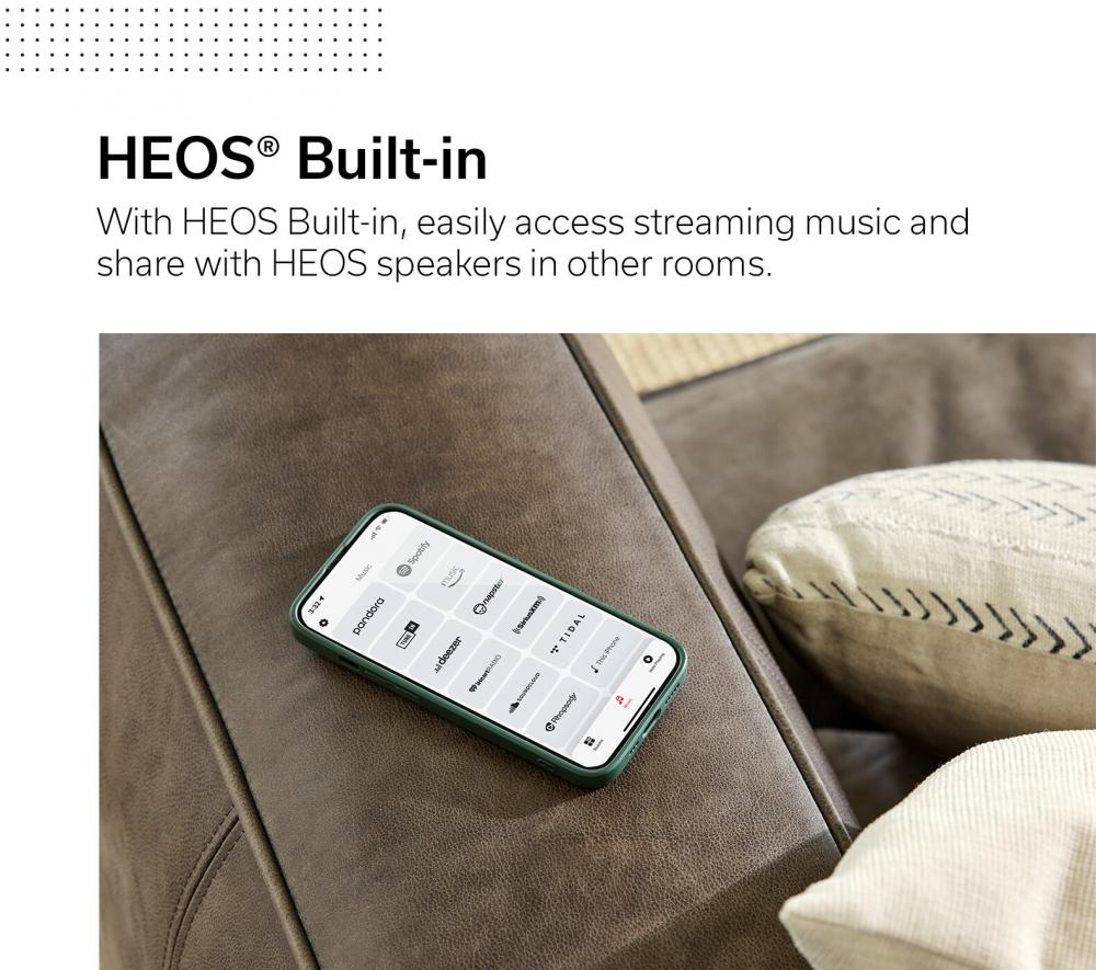 Denon AVR-S670H 5.2 HEOS 8K AV-vahvistin