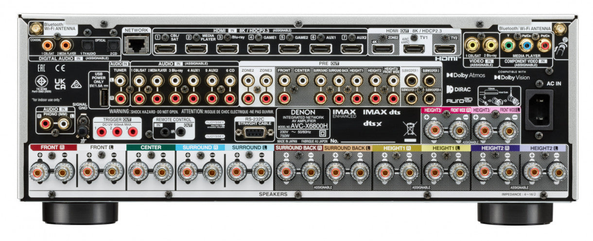 Denon AVC-X6800H 11.2 AV-vahvistin