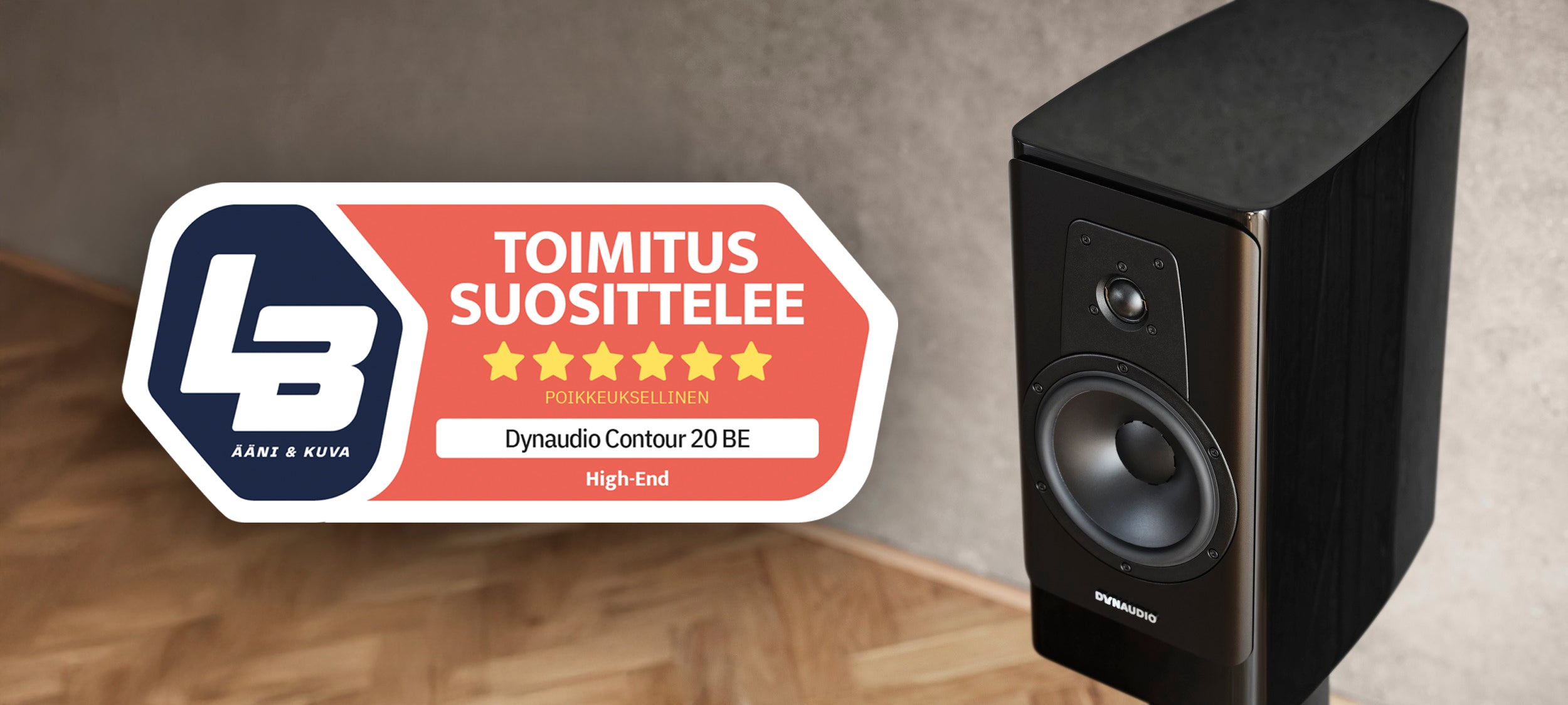 Dynaudio Contour 20 Black Edition jalustakaiutinpari