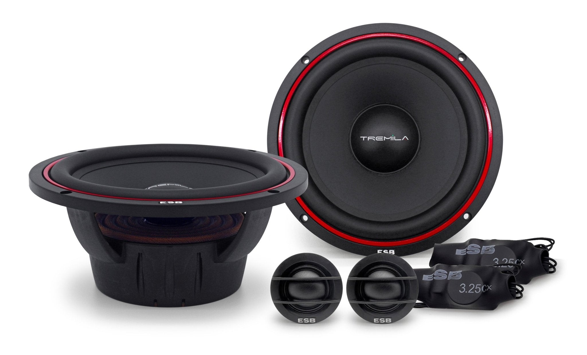 ESB Audio 3.6K2X 2 - tie Kaiutinsarja 1"/25 mm Diskantilla + 12dB Tw Jakosuodin - Audiokauppa.fi