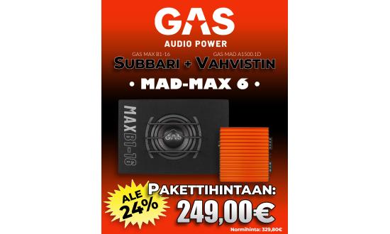 GAS A1 - 500.1D + MAX B1 - 16 - Audiokauppa.fi