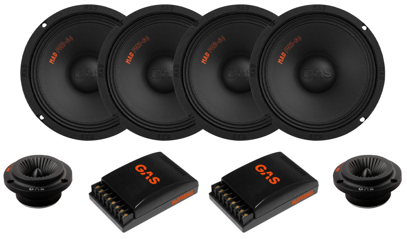 GAS MAD2 - 8 erillissarja (2paria 8" midejä) - Audiokauppa.fi