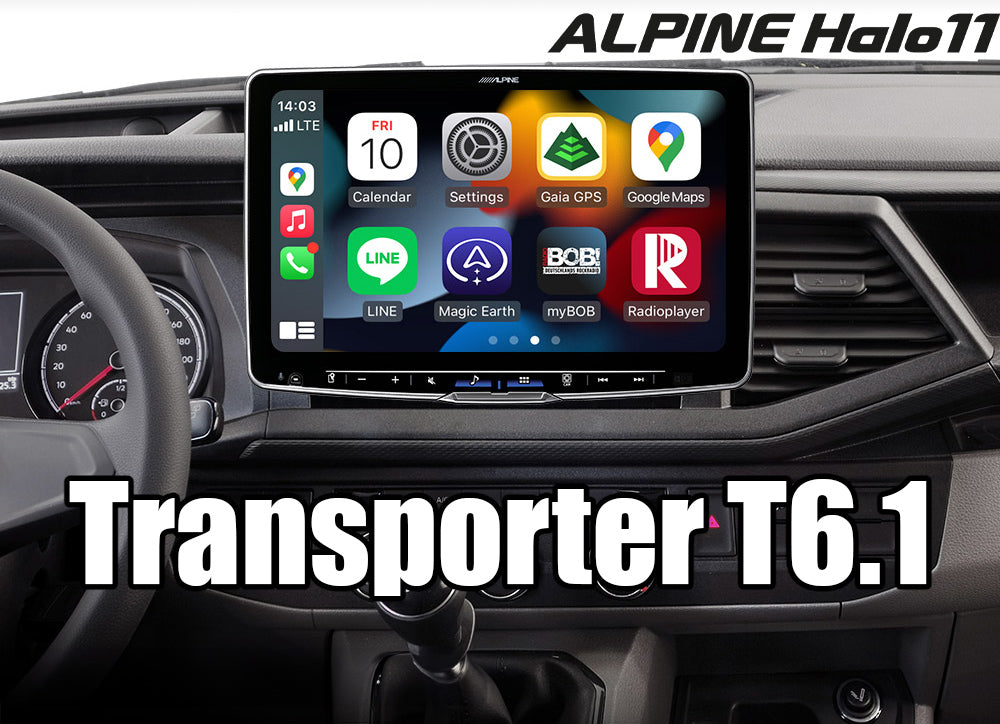 Alpine iLX-F115D-VWT61 soitin 11″ WXGA-kosketusnäytöllä