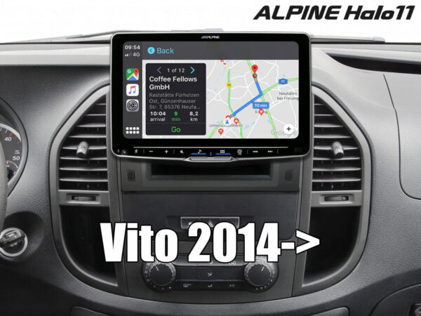 Alpine iLX-F115D-W447 Halo11 MB Vito W44