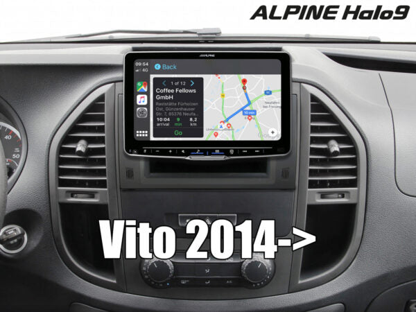 Alpine iLX-F905D-W447 Halo9 MB Vito W447