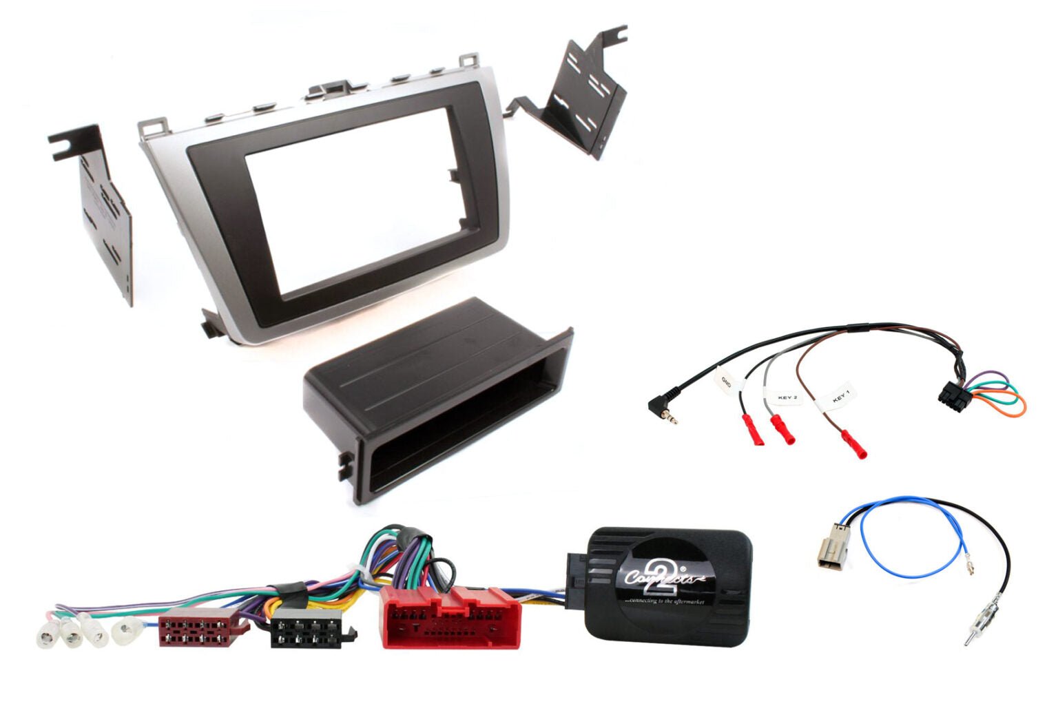 Mazda 6, 2008 – 2010 1 - DIN/2 - DIN soittimen asennuskitti - Audiokauppa.fi