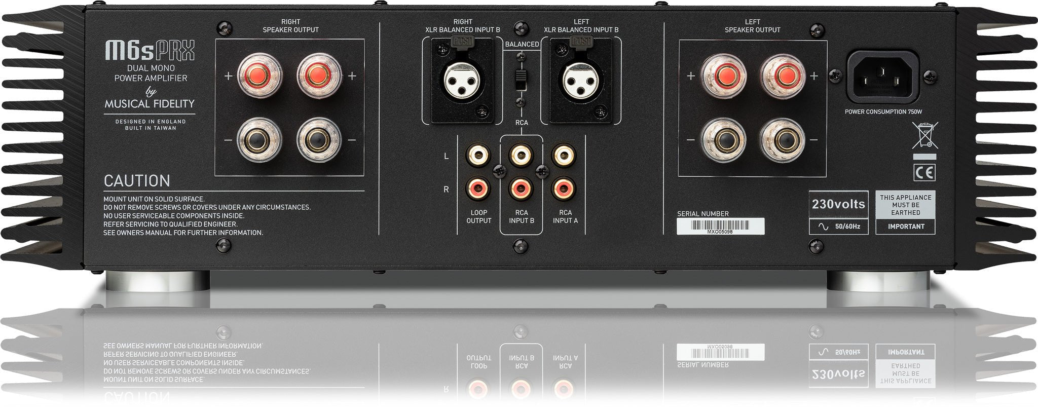 Musical Fidelity M6s PRX päätevahvistin - Audiokauppa.fi