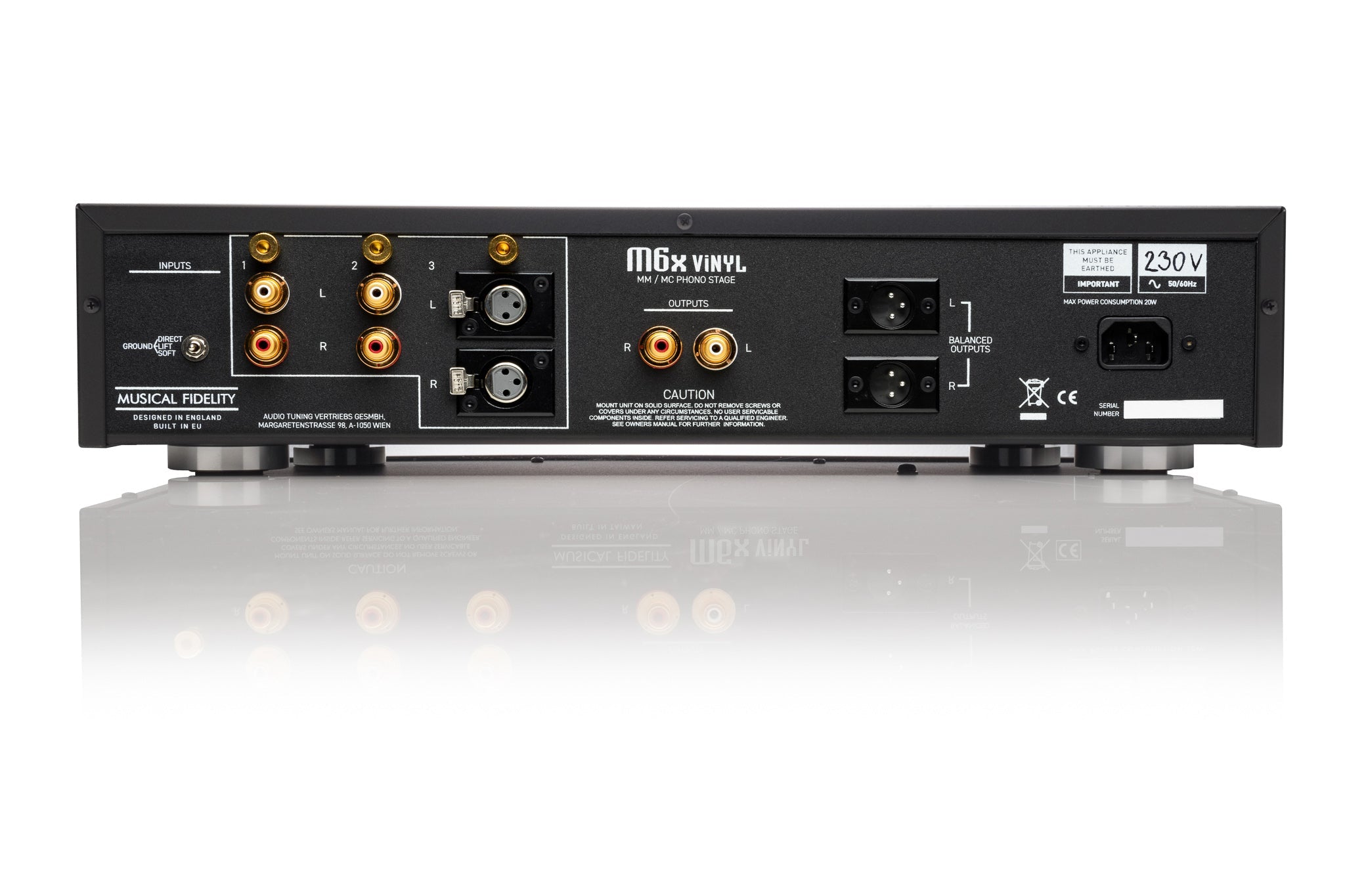 Musical Fidelity M6x Vinyl levysoitin esivahvistin - Audiokauppa.fi