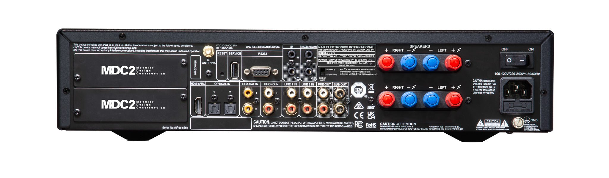 NAD C 379 Hybrid Digital DAC vahvistin - Audiokauppa.fi