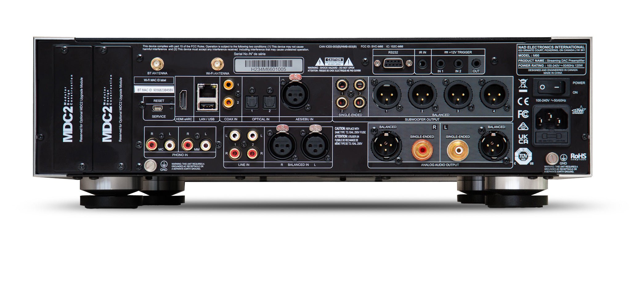 NAD M66 Masters BluOS verkkosoitin / DAC / esivahvistin - Audiokauppa.fi