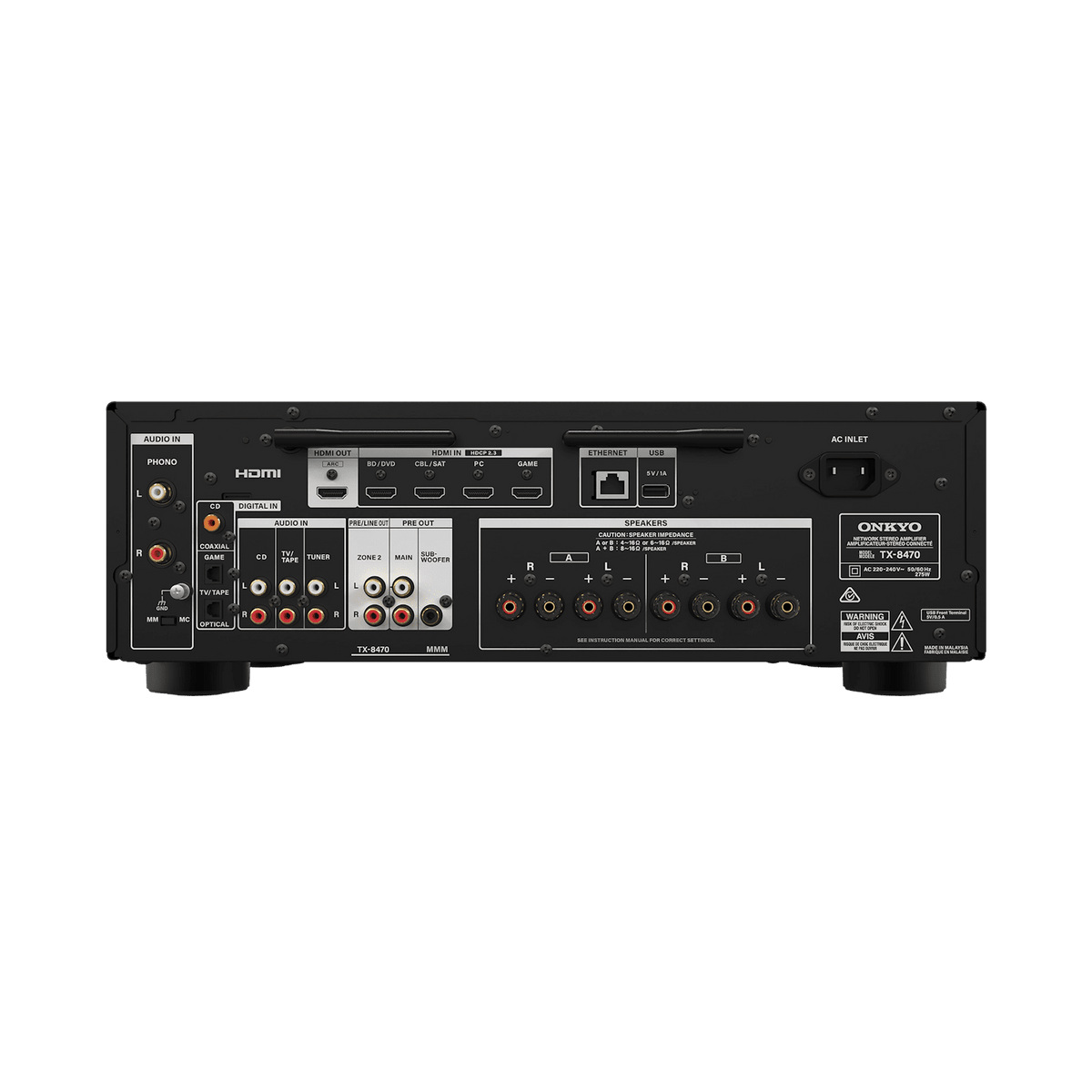 Onkyo TX - 8470 verkkovahvistin - Audiokauppa.fi