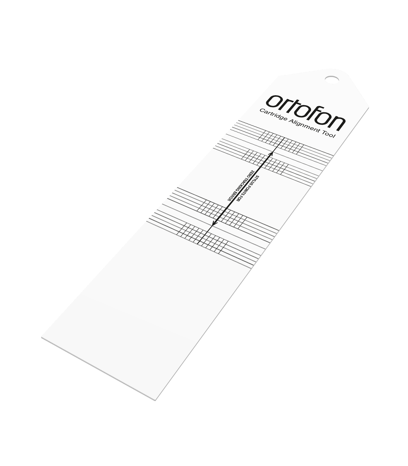 Ortofon Alignment Tool äänirasian kohdistusapu - Audiokauppa.fi